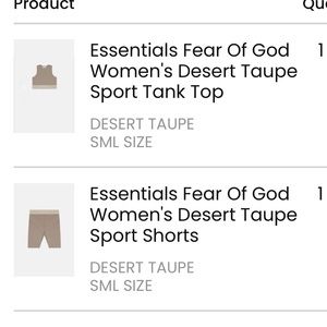 NWT FOG Essentials Work Out Set